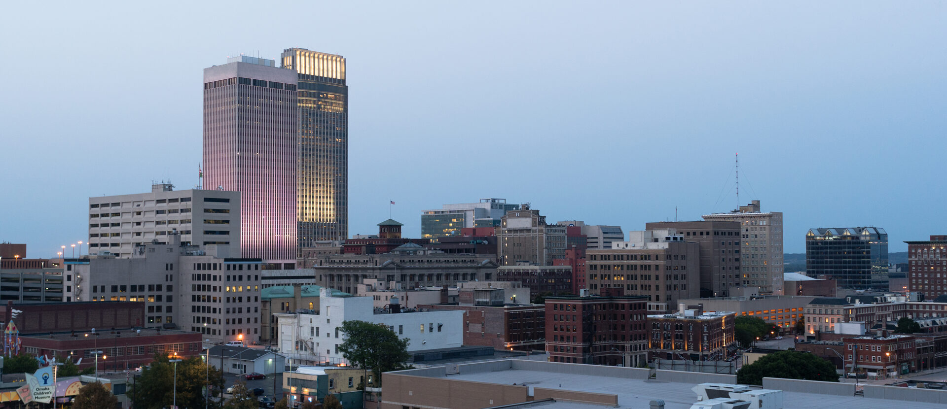Omaha Nebraska city skyline - Gratton Warehouse 3PL hub