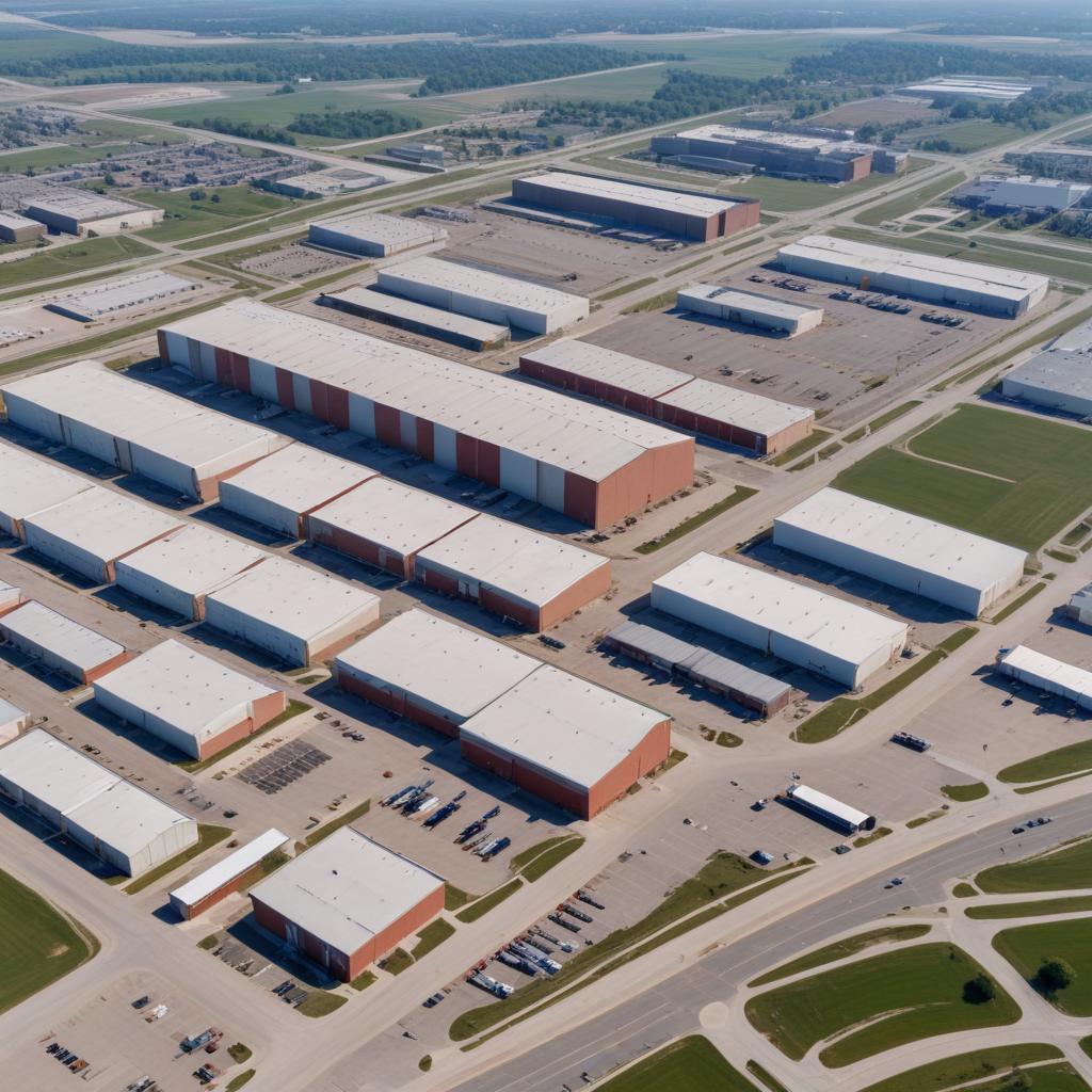 Aerial view of Southwest Omaha Nebraska
