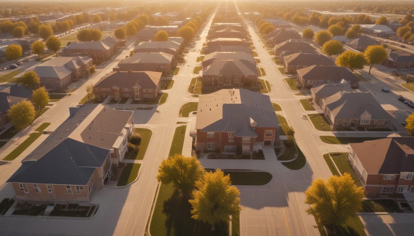Aerial view of Ralston — Gratton Warehouse 3PL service area